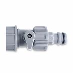 Щетка для мытья авто AVS BH-0264 с краном для шланга, 12х13х50 см