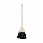 Веник Homver Malta средняя жесткость, пластик, бежевый, 5х23х76 см