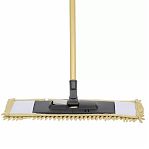 Швабра для пола Homver Chenille 231201700/00 с насадкой плоская микрофибра лапша, 130х430 мм, ручка 120 см
