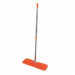 Швабра для пола OfficeClean двусторонняя насадка, микрофибра, телескопическая ручка 70х120 см