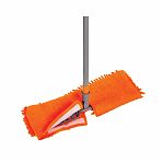Швабра для пола OfficeClean двусторонняя насадка, микрофибра, телескопическая ручка 70х120 см