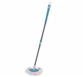 Швабра для пола Рыжий Кот Торнадо Универсальная 107987, телескопическая, с насадкой из микрофибры, 85х115 см