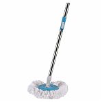 Швабра для пола Рыжий Кот Торнадо Универсальная 107987, телескопическая, с насадкой из микрофибры, 85х115 см