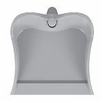 Совок для мусора ЗПИ Альтернатива М1022, пластиковый длинный черенок, 250х280х710 мм