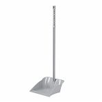 Совок для мусора ЗПИ Альтернатива М1022, пластиковый длинный черенок, 250х280х710 мм