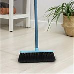 Щетка для пола Spin&Clean Disco SV3078АКВ, с черенком 1100 мм, ворс 65 мм, аквамарин 