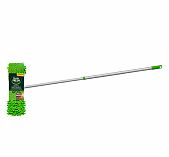 Швабра для пола Master Fresh С0007873, телескопическая ручка, микрофибра, длинный ворс, зеленый