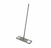 Швабра для пола York Классик Limited Edition 082260, плоская, телескопическая рукоятка, 1200 мм, цвет серый