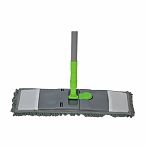 Швабра для пола Рыжий Кот Mop Clean 310475, насадка из микрофибры, лапша, цвет серый