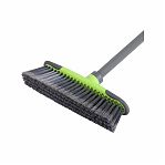 Щетка для пола Master House Чистый пол-3, 60637, с рукояткой 1170 мм, рабочая часть 60х60х300 мм, серый с зеленым 