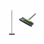 Щетка для пола Master House Чистый пол-3, 60637, с рукояткой 1170 мм, рабочая часть 60х60х300 мм, серый с зеленым 