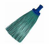 Метла синтетическая веерная 27984, пластик, без черенка, 200х260 мм