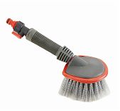 Щетка для мытья Clim Art CLA00174, с краном, с мягкой распушенной щетиной, длина 35 см