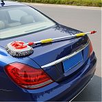 Щетка для мытья авто Clim Art CLA00179, с краном, телескопическая, с мягкой щетиной, длина 170 см