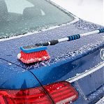 Щетка для мытья авто М5, м21164, с краном, телескопическая, длина 160 см