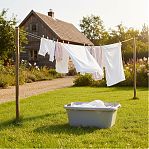 Таз прямоугольный Plast Team Bergen, с ручками, пластик, серый шторм, 30 л