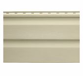 Сайдинг панель 3.66 м винил кремовая, текстура корабельной доски