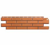 Сайдинг цоколь-панель кирпич красный