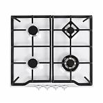 Панель варочная газовая Gefest 1212-02, 4 конфорки, электроподжиг, белый