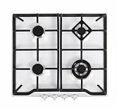 Панель варочная газовая Gefest 1212-02, 4 конфорки, электроподжиг, белый