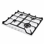 Панель варочная газовая Gefest 1212-02, 4 конфорки, электроподжиг, белый