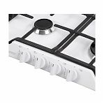 Панель варочная газовая Gefest 1212-02, 4 конфорки, электроподжиг, белый