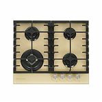 Панель варочная газовая Zigmund&Shtain MN197.61, 4 конфорки, бежевый