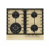 Панель варочная газовая Zigmund&Shtain MN197.61, 4 конфорки, бежевый