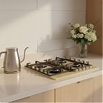 Панель варочная газовая Zigmund&Shtain MN197.61, 4 конфорки, бежевый