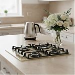 Панель варочная газовая Zigmund&Shtain MN197.61, 4 конфорки, бежевый