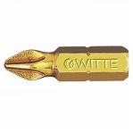 Бита WITTE РН2 - 25 мм 1/4" повышенная твердость (титан) 27121