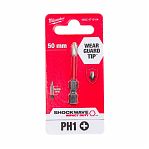 Бита Milwaukee Shockwave 4932471564, ударная PH1х50 мм, для шуруповерта