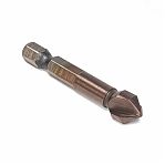 Зенкер конусный Росомаха 705505 по металлу под М5, HSS-G P6M6, Extreme COBALT 5%, 10.4x50 мм