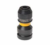 Адаптер для ударного гайковерта DeWALT DT7508, DT7508-QZ, внешний квадрат 1/2" – внутренний шестигранник 1/4"