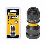Адаптер для ударного гайковерта DeWALT DT7508, DT7508-QZ, внешний квадрат 1/2" – внутренний шестигранник 1/4"