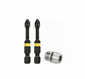 Биты с магнитным держателем DeWalt Extreme FlexTorq DT70536T, PH2, 57 мм, в наборе 2 штуки