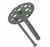 Дюбель для теплоизоляции Жесть УТ-00004646 полипропилен 10х140 мм, упаковка 50 шт, пакет