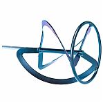 Насадка для миксера Сибртех 848967, оцинкованная, для тяжелых растворов, хвостовик М14, 160х590 мм