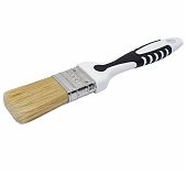 Кисть плоская Black White Premium 860-035 универсальная 35х15 мм, серебристая щетина