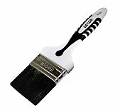 Кисть Decor Black White для грунта 35х1 5мм, черная щетина, 2 К ручка 840-035