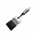 Кисть Decor Black White для грунта, чёрная щетина 75х15мм 840-075