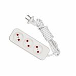 Удлинитель Lezard 720 0302 303 ПСВ, без заземления, 3 розетки, 2 м, 2.2 кВт