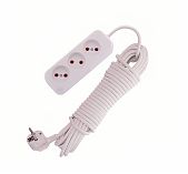 Удлинитель Lezard 720 0305 303 ПВС, без заземления, 3 розетки, 5 м, 2.2 кВт