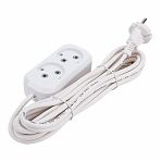 Удлинитель Universal Е-202 9631961 ПВС, без заземления, 2 розетки, 5 м, 2.2 кВт
