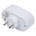 Разветвитель сетевой Uniel S-ES2-16O White без заземления, 2 розетки, 3.5 кВт