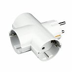 Разветвитель сетевой Uniel S-GES3-16T с заземлением, 3 розетки, 3.5 кВт