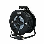 Удлинитель силовой Торэлектро 837 КГ с заземлением, 4 розетки, 20 м, 4 кВт, на катушке