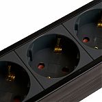 Фильтр сетевой Stekker HM22-41-02 Techno 50156, с заземлением, 4 розетки, 1.8 м, 3.52 кВт