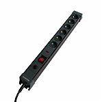 Фильтр сетевой Stekker HM22-61-03  Techno  50160, с заземлением, 6 розеток, 3 м, 3.52 кВт