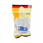 Розетка 1-местная Stekker RST16-21-44 Одри 39196, с заземлением, переносная, с крышкой, каучук, цвет синий  